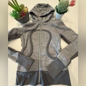lululemon gray scuba hoodie